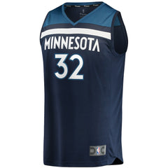 Karl-Anthony Towns Minnesota Timberwolves Fast Break Replica Player Jersey Navy Icon Edition | Fanatics Lifestyle