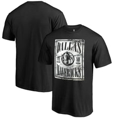 Dallas Mavericks Black Court Vision T-Shirt