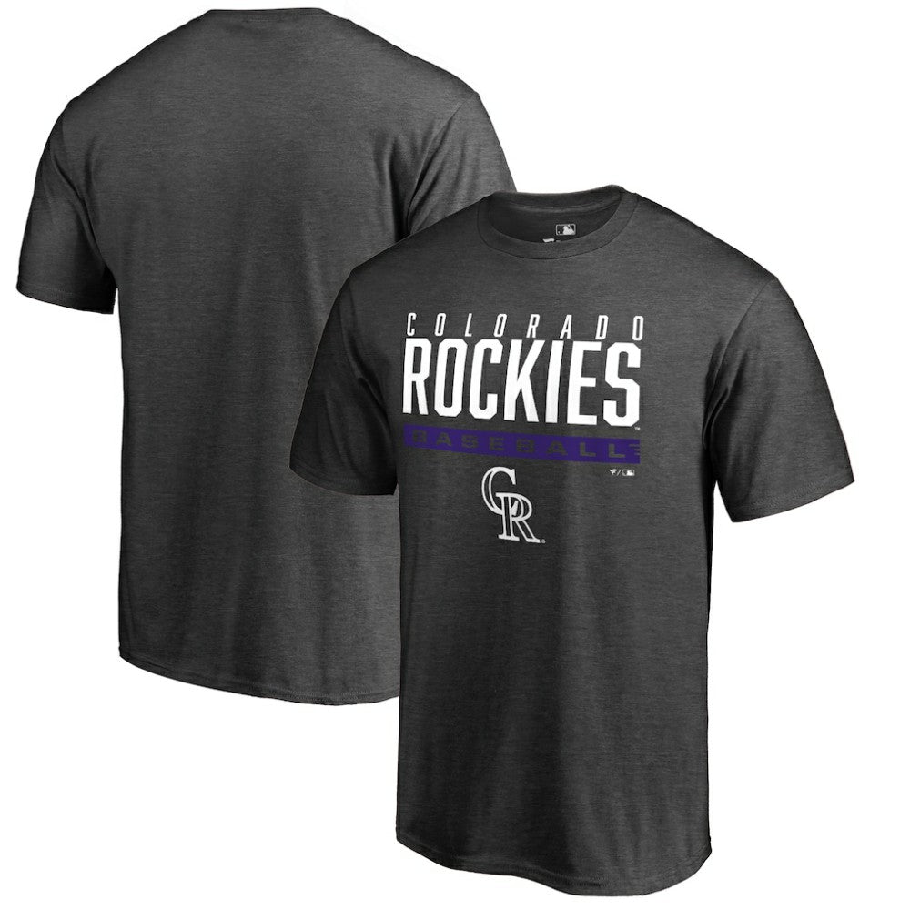 Colorado Rockies Win Stripe T-Shirt - Ash - MLB Sale