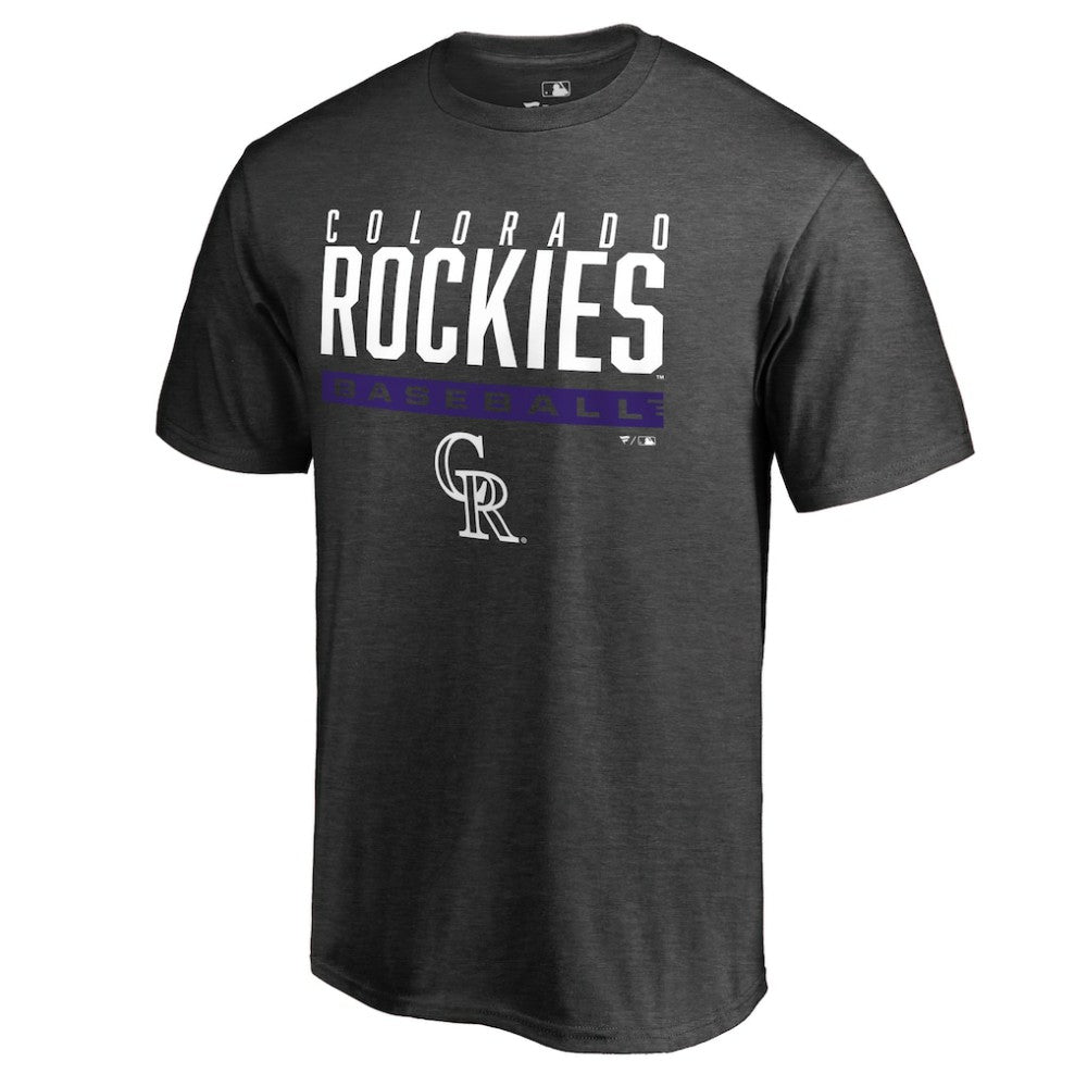 Colorado Rockies Win Stripe T-Shirt - Ash - MLB Sale