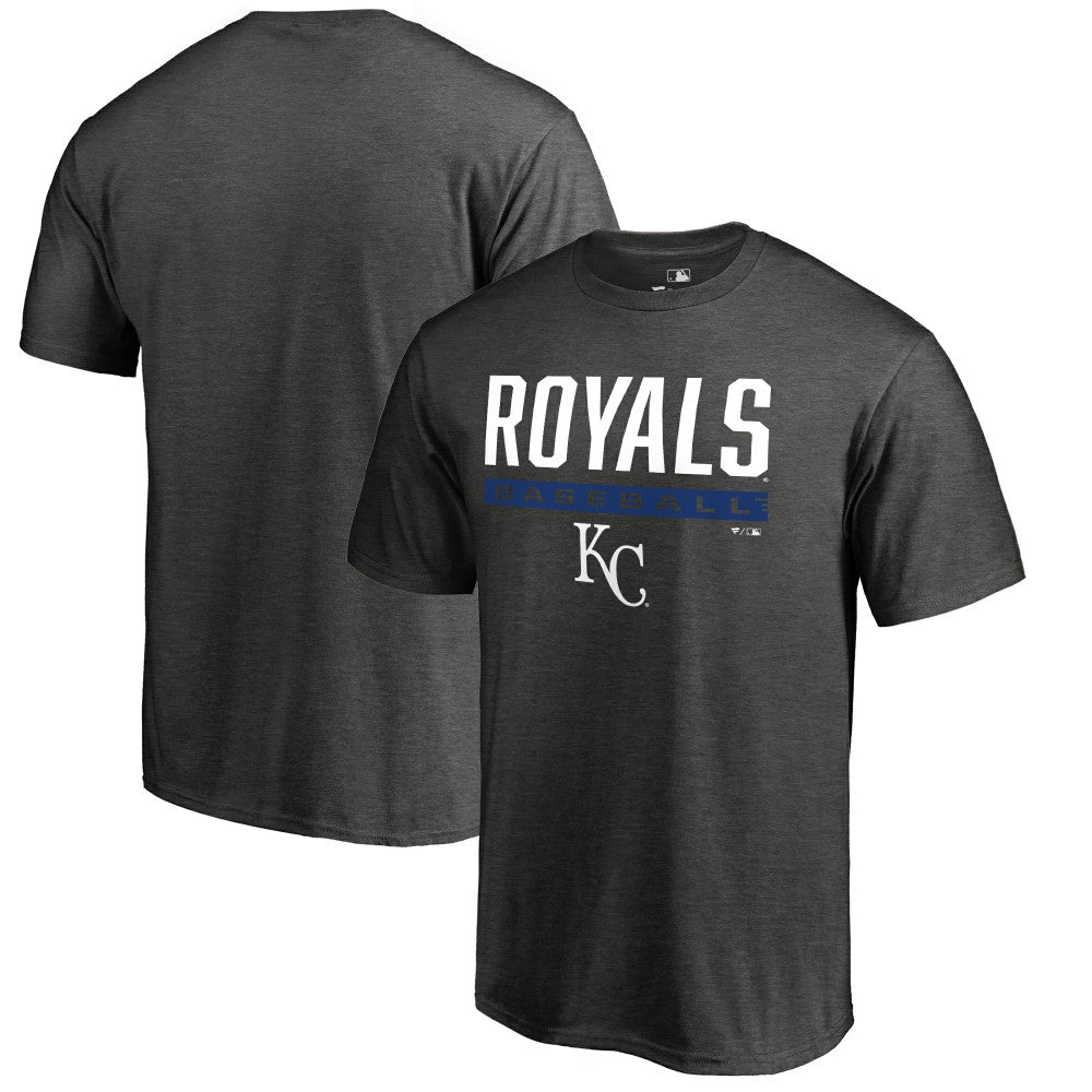 Kansas City Royals Win Stripe T-Shirt - Ash - MLB Lifestyle