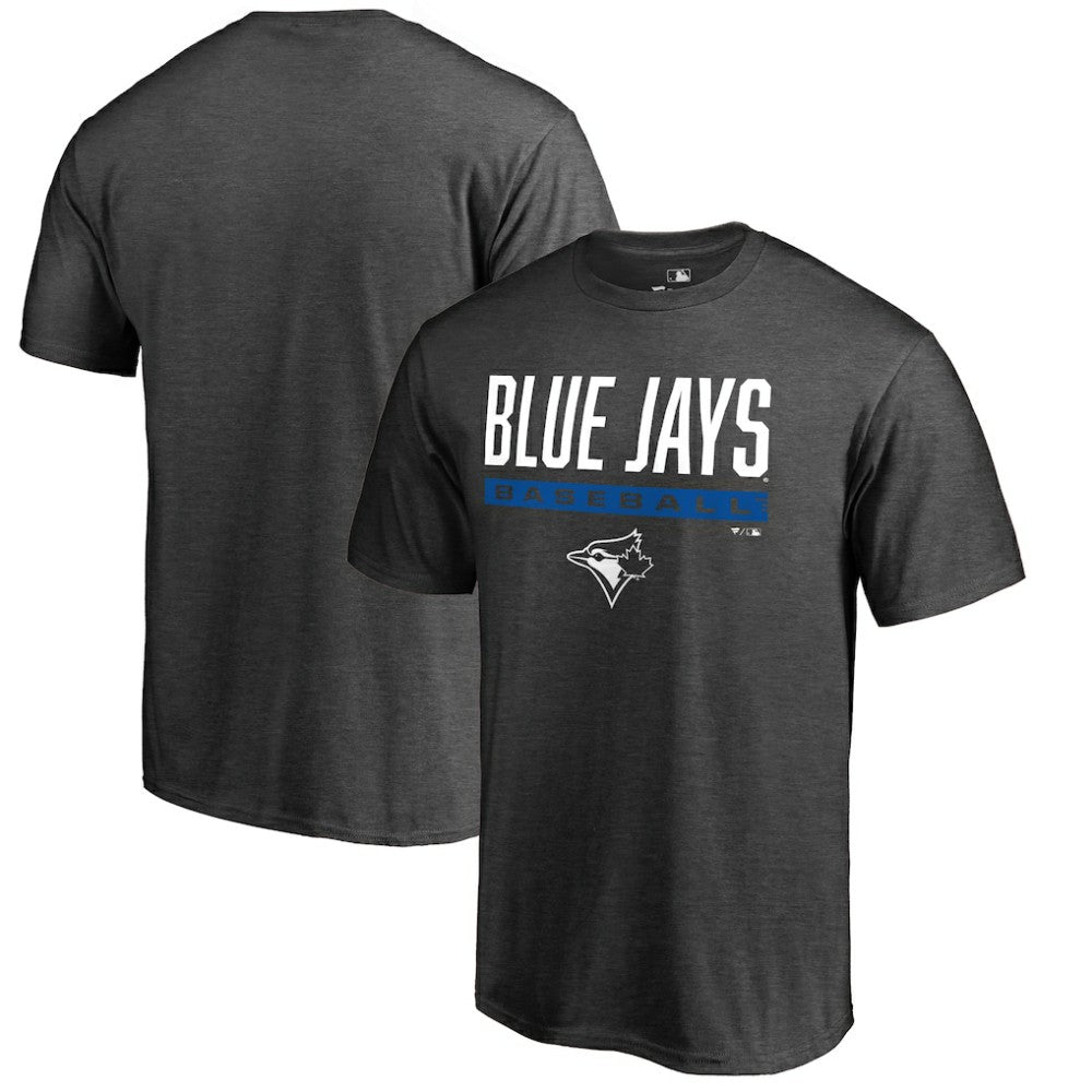 Toronto Blue Jays Win Stripe T-Shirt - Ash - MLB Lifestyle