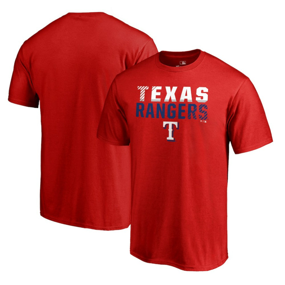 Texas Rangers Fade Out T-Shirt - Red - MLB Sale