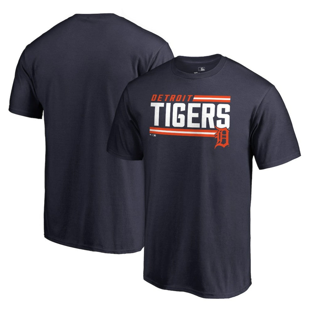 Detroit Tigers Onside Stripe T-Shirt - Navy - MLB on Sale