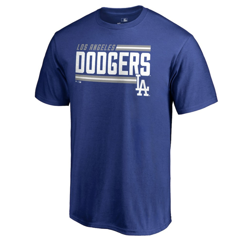 Los Angeles Dodgers Onside Stripe T-Shirt - Royal - MLB Lifestyle