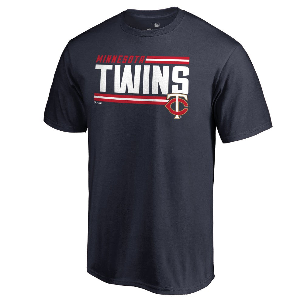 Minnesota Twins Onside Stripe T-Shirt - Navy - MLB Online