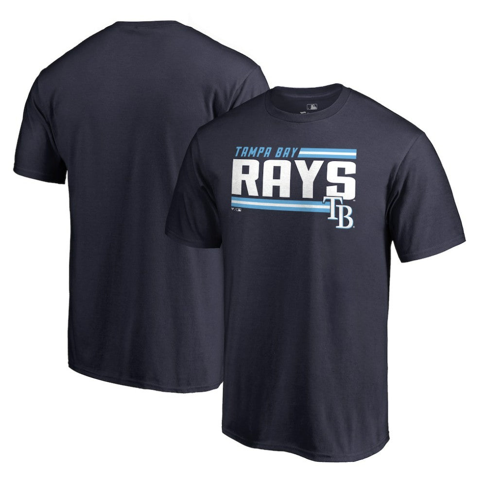 Tampa Bay Rays Onside Stripe T-Shirt - Navy - MLB Lifestyle