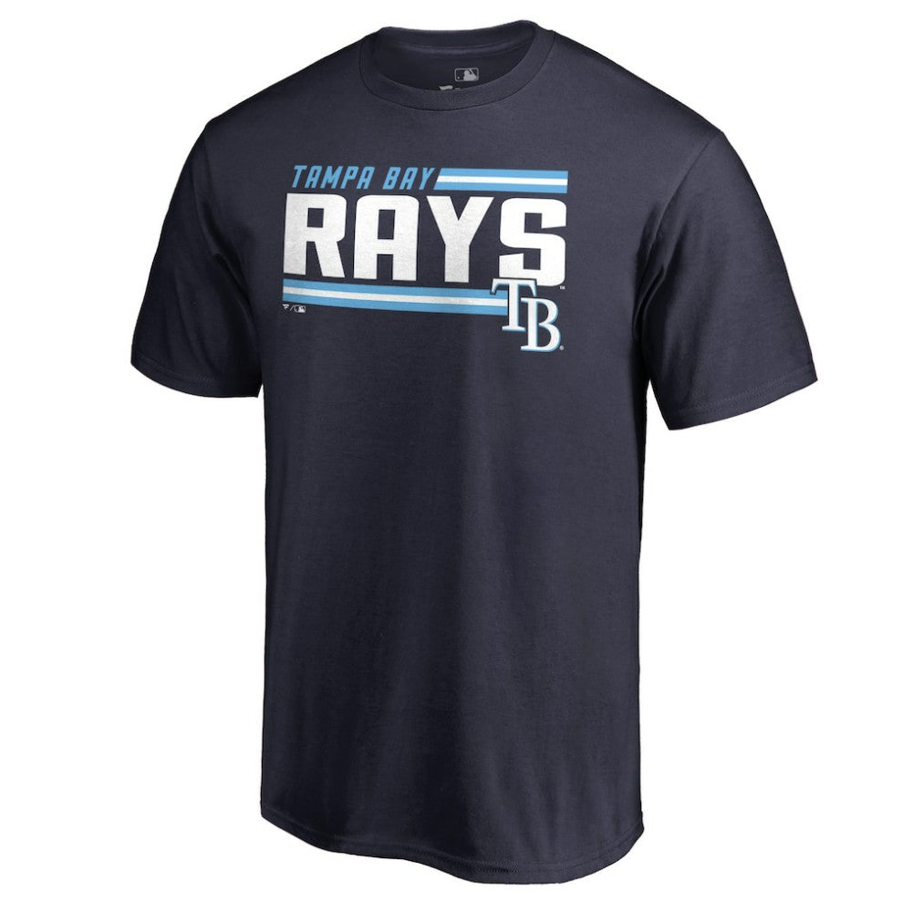 Tampa Bay Rays Onside Stripe T-Shirt - Navy - MLB Lifestyle