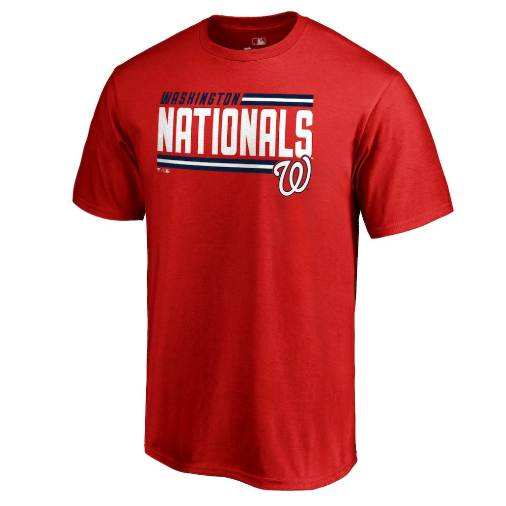 Washington Nationals Onside Stripe T-Shirt - Red - MLB Online