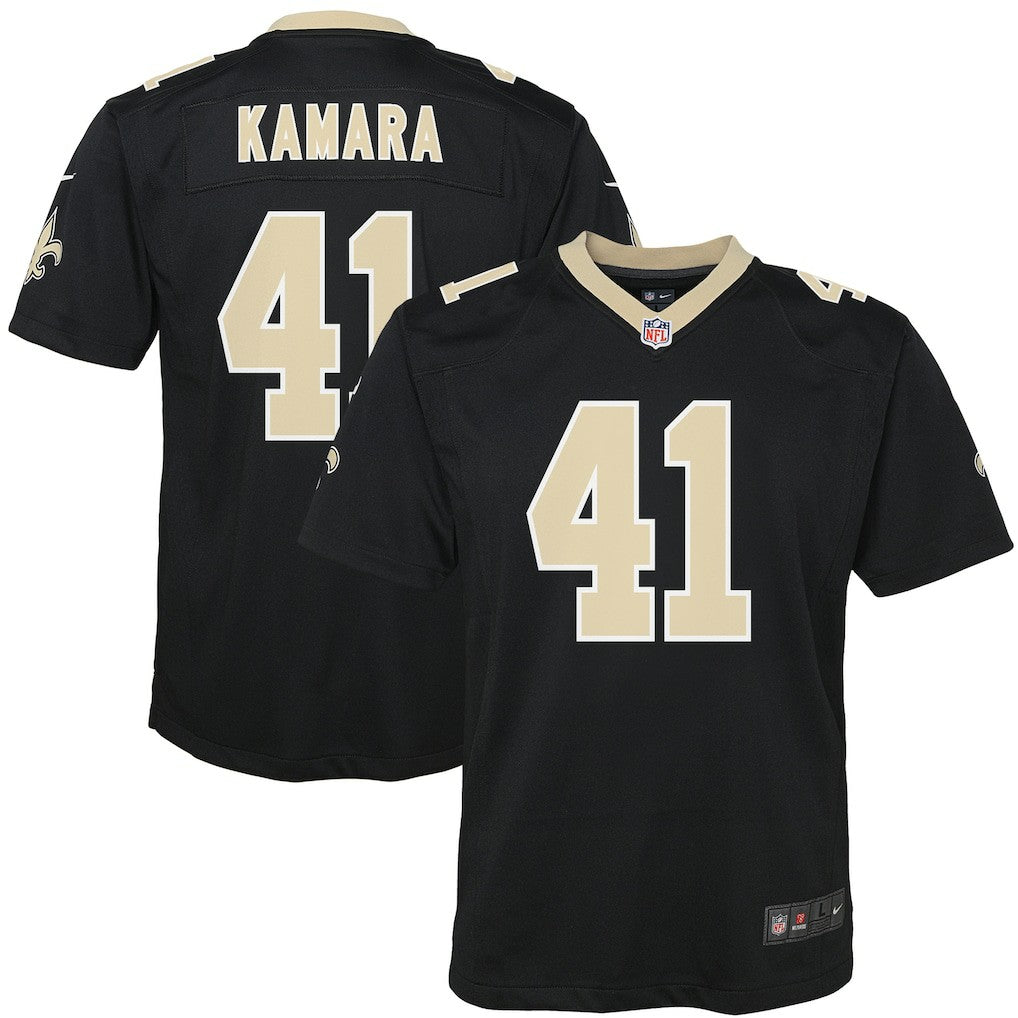 Nike Alvin Kamara New Orleans Saints Youth Game Jersey Black