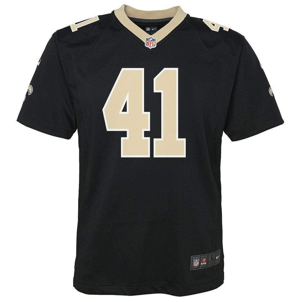Nike Alvin Kamara New Orleans Saints Youth Game Jersey Black