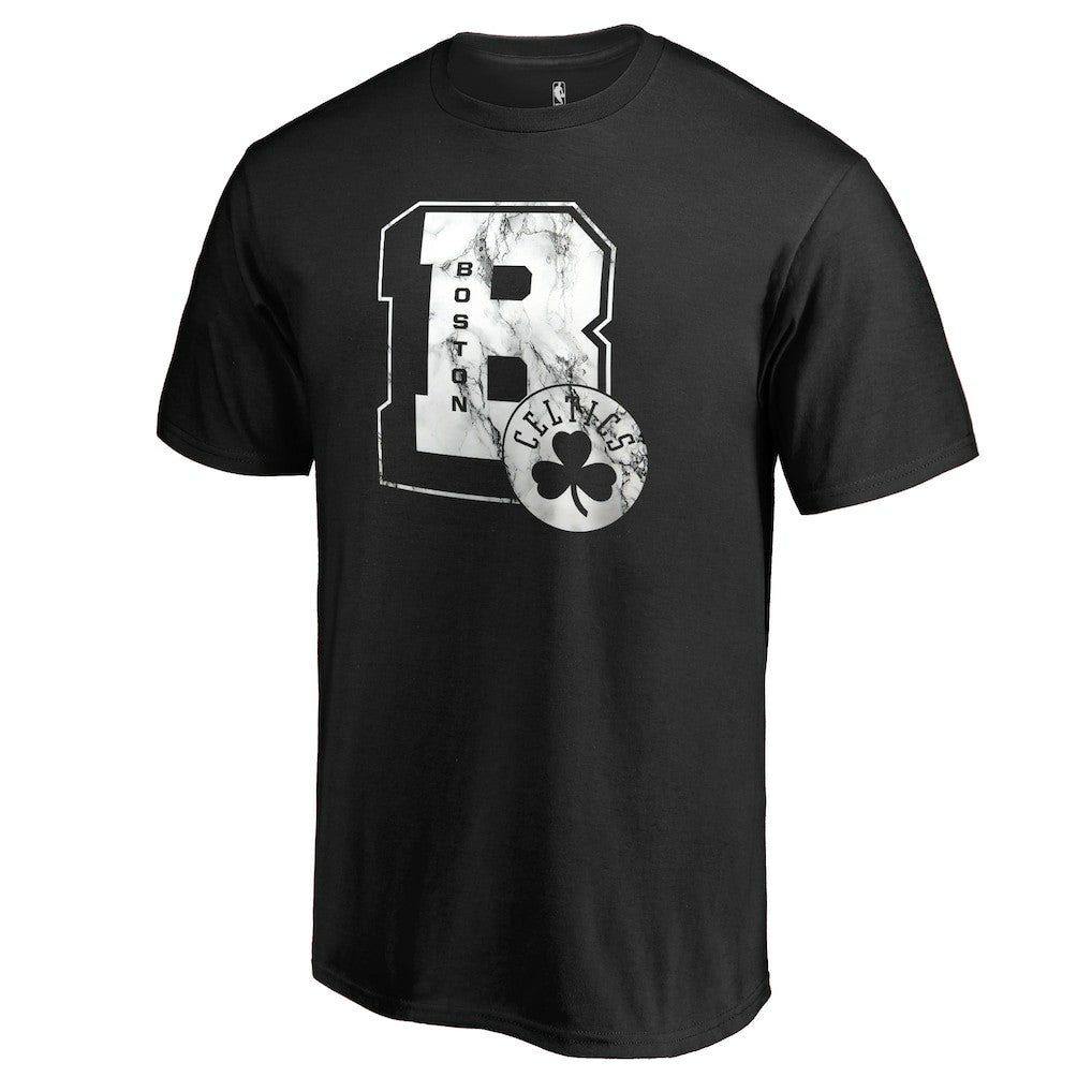 Boston Celtics Letterman T-Shirt Black