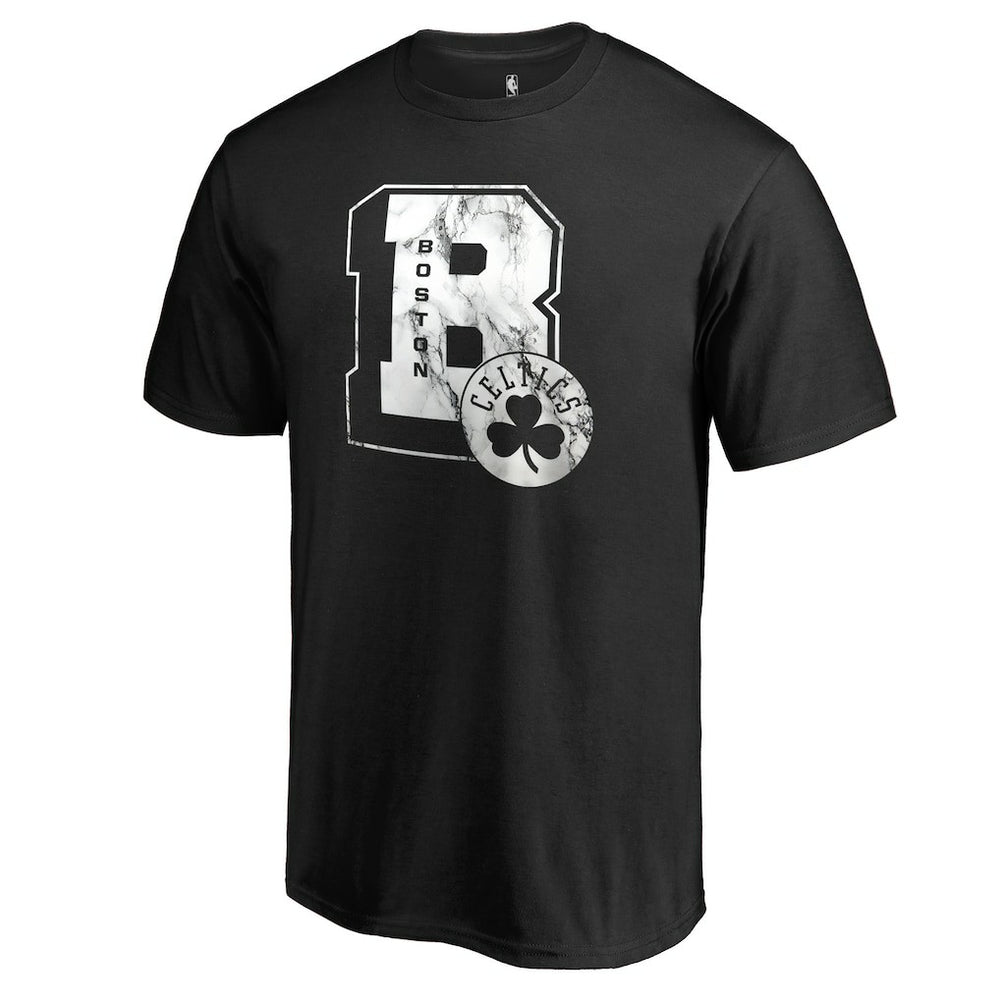 Boston Celtics Letterman T-Shirt Black