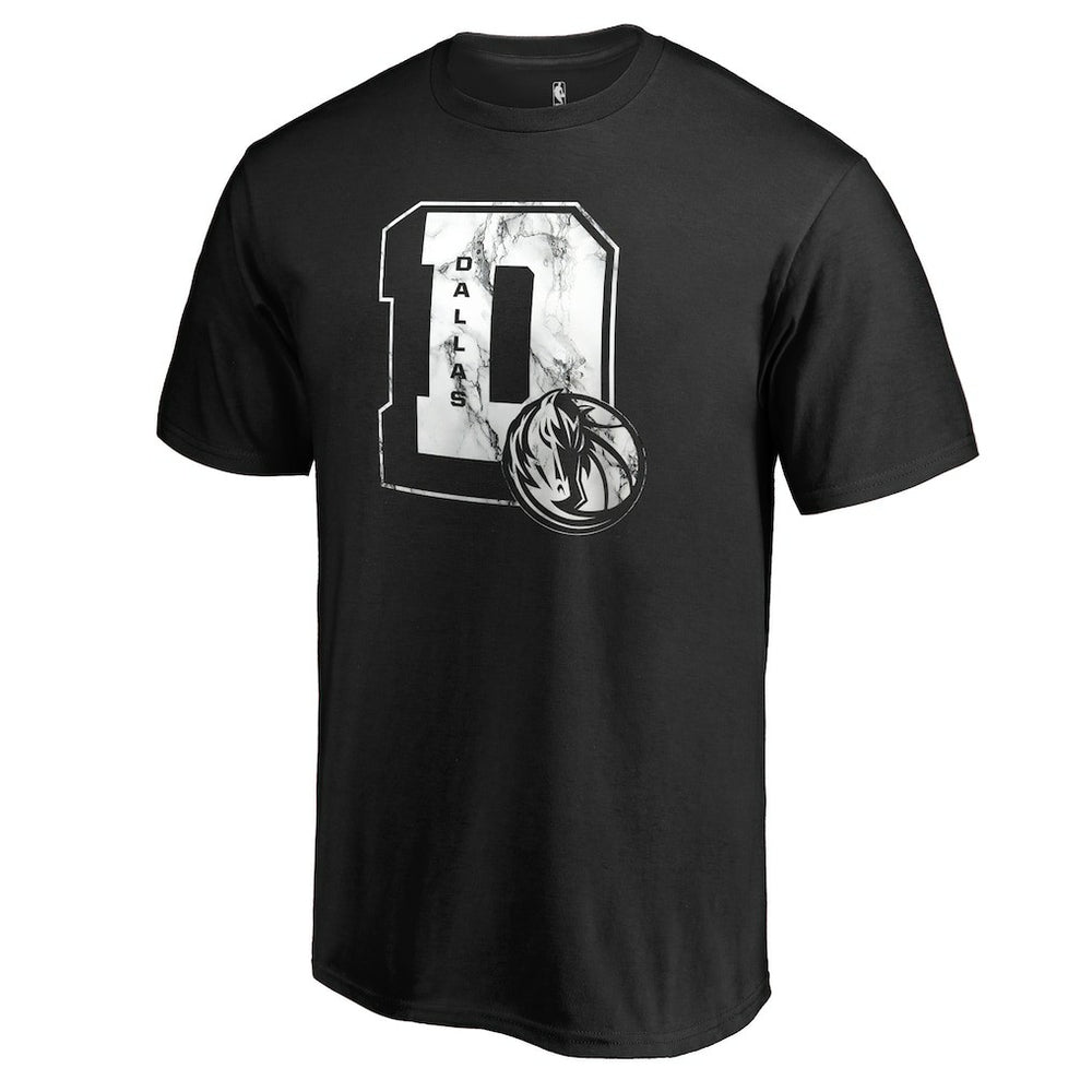 Dallas Mavericks Letterman T-Shirt Black
