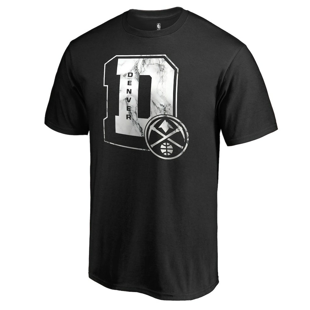 Denver Nuggets Letterman T-Shirt Black