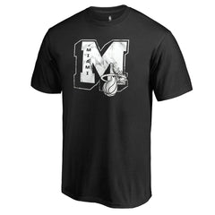 Miami Heat Letterman T-Shirt Black