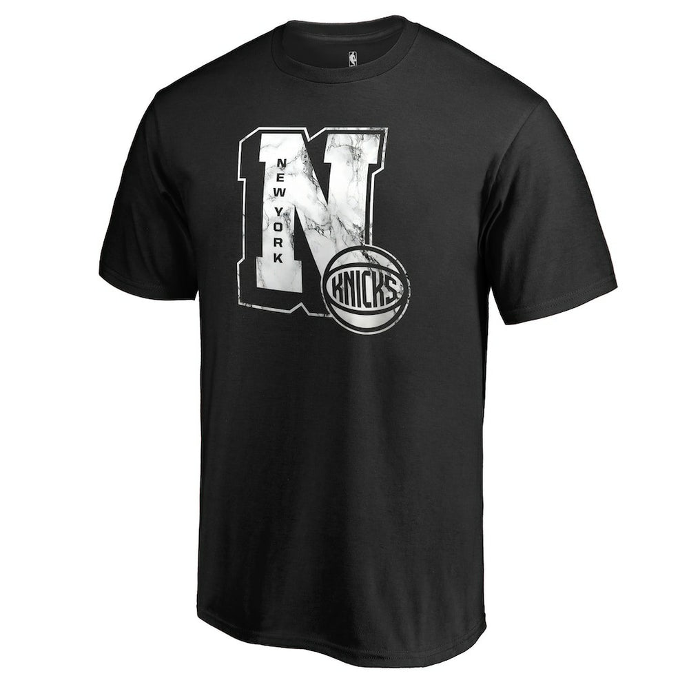 New York Knicks Letterman T-Shirt Black