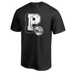 Philadelphia 76ers Letterman T-Shirt Black