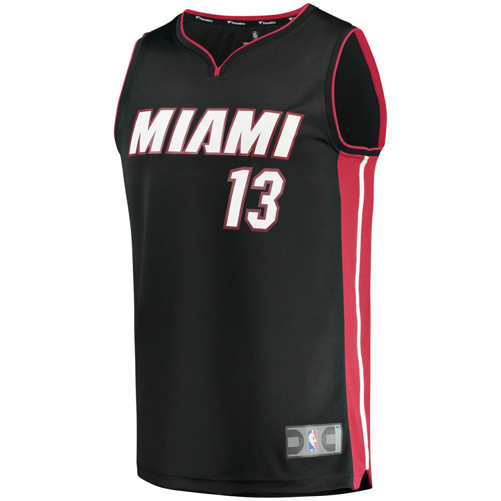 Bam Adebayo Miami Heat Fast Break Replica Player Jersey Icon Edition Black | Fanatics outlet