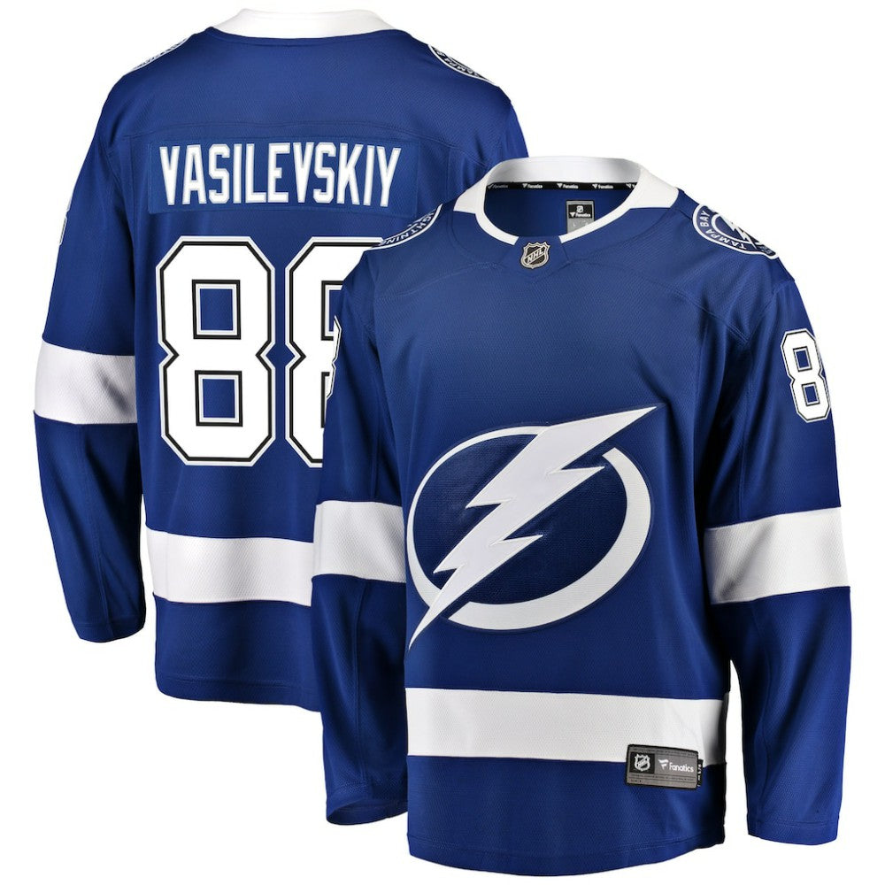 Andrei Vasilevskiy Tampa Bay Lightning Fanatics Home Breakaway Player Jersey - Blue - NHL 3041661