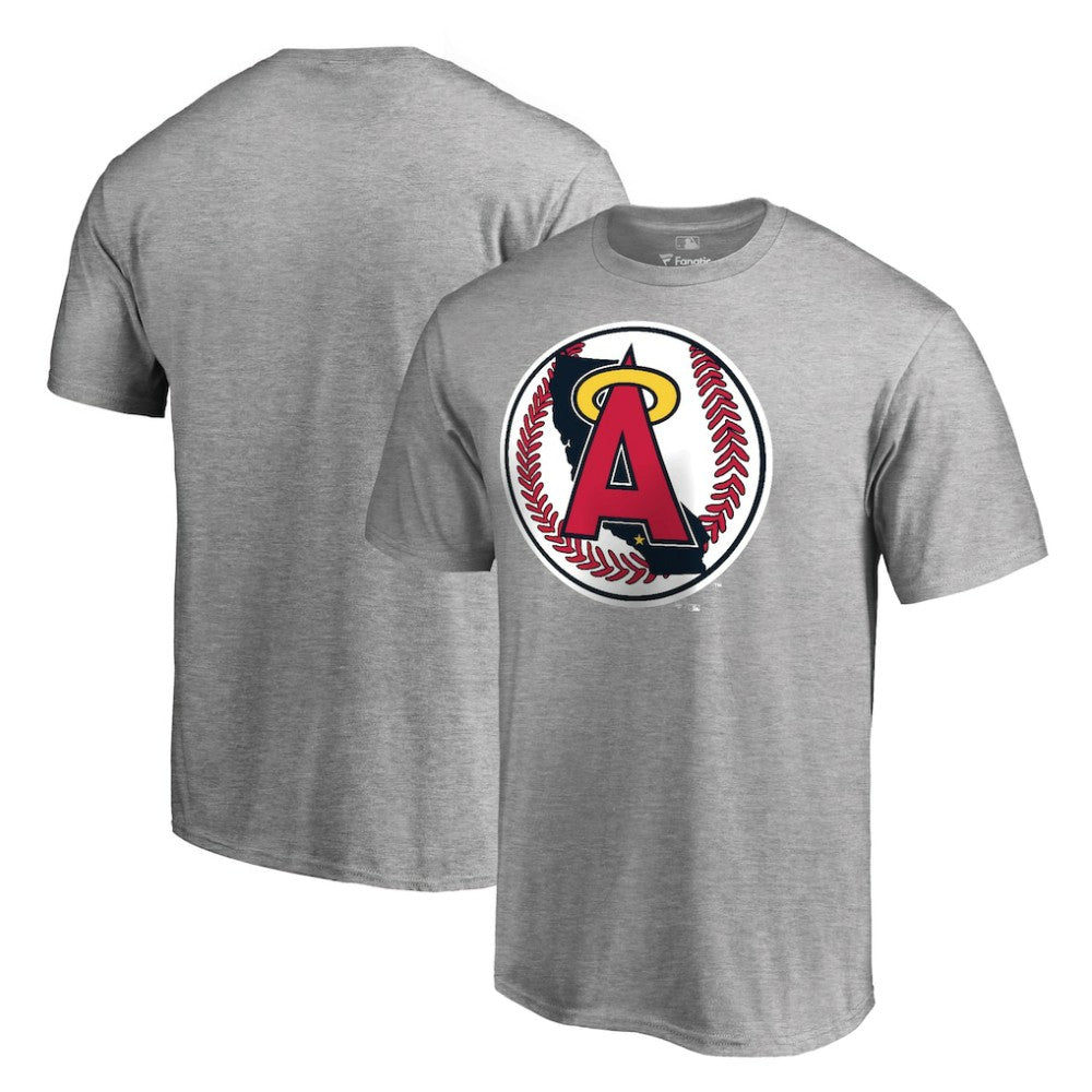 California Angels Cooperstown Collection Vintage Forbes T-Shirt - Heathered Gray - MLB on Sale