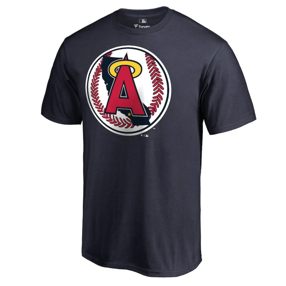 California Angels Cooperstown Collection Vintage Forbes T-Shirt - Navy - MLB Discount