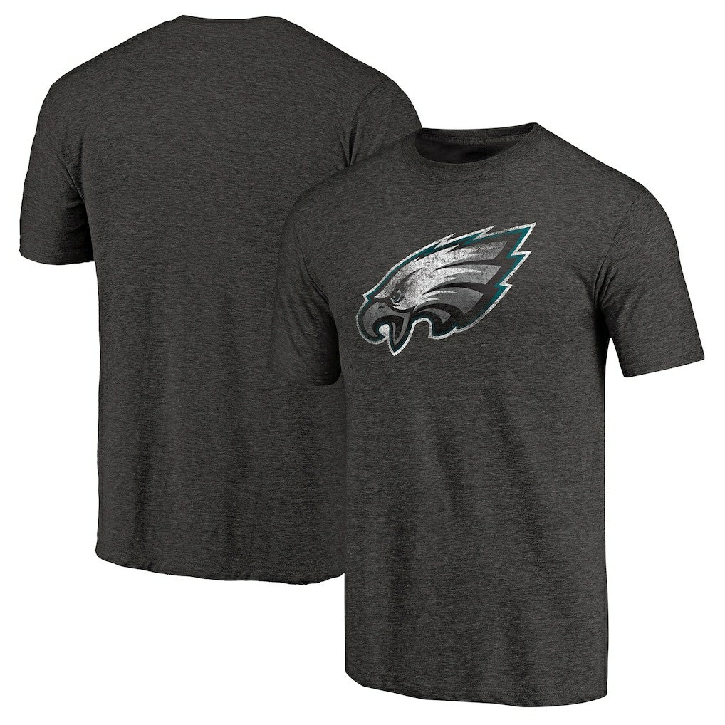 Philadelphia Eagles Team Secondary Tri-Blend T-Shirt Heathered Black