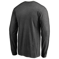 Philadelphia Eagles Primary Logo Long Sleeve T-Shirt Heathered Charcoal