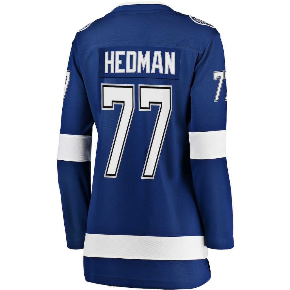 Victor Hedman Tampa Bay Lightning Fanatics Women's Home Breakaway Jersey - Blue - NHL 3055730