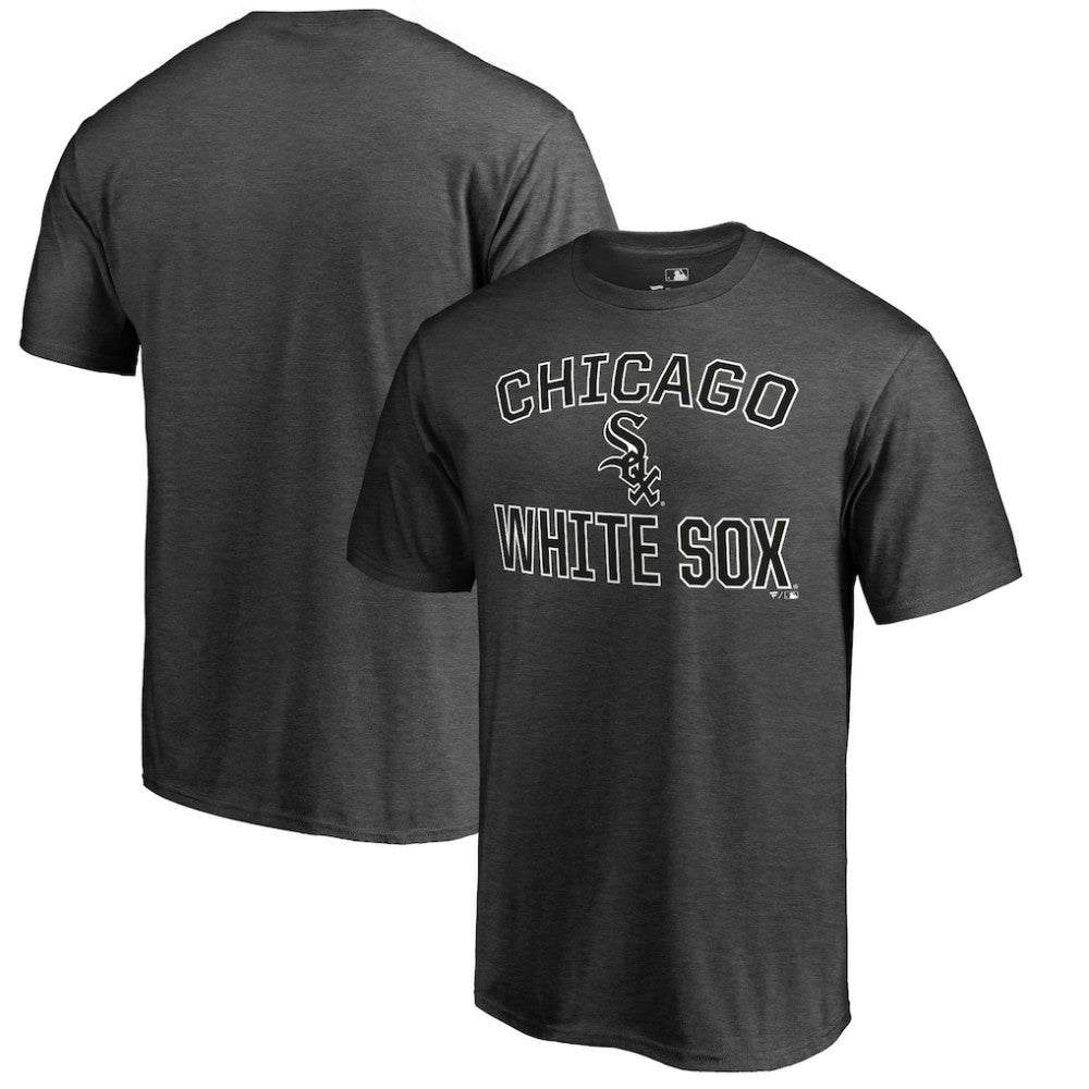 Chicago White Sox Core Basics Victory Arch T-Shirt - Heathered Gray - MLB Lifestyle