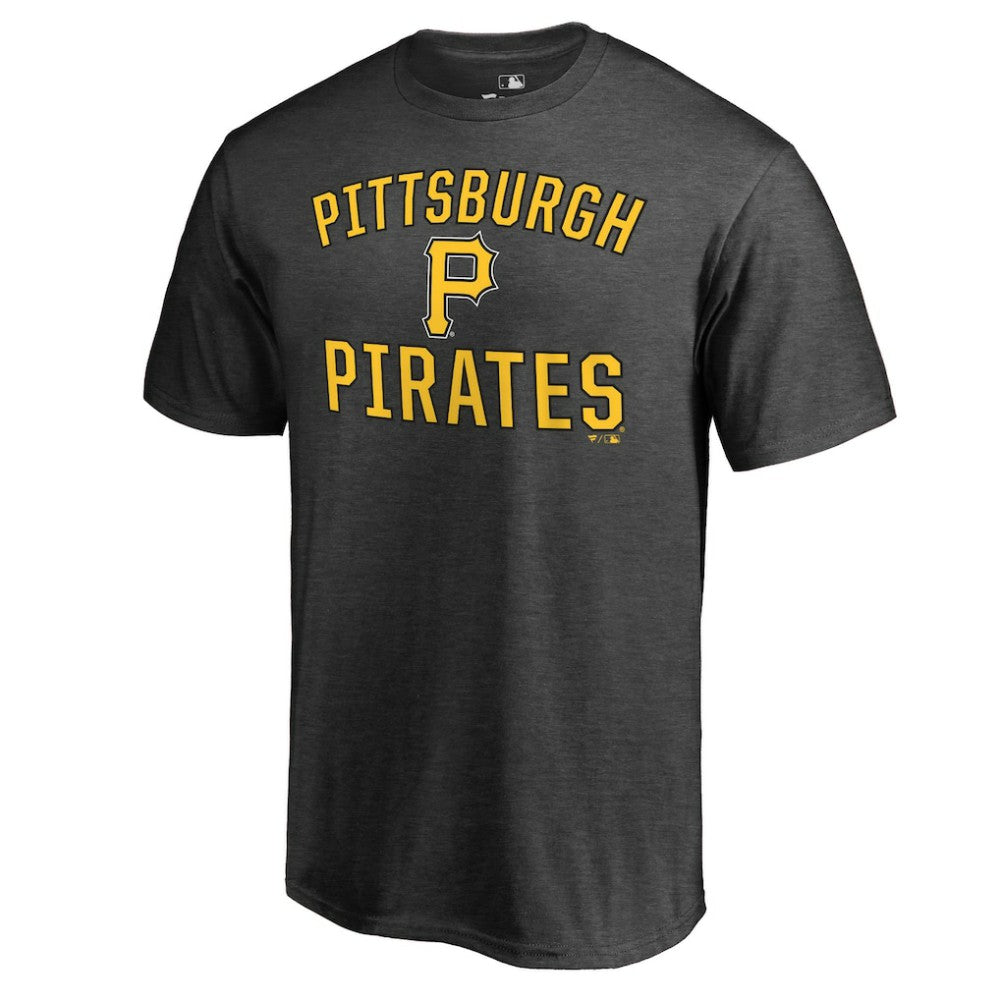 Pittsburgh Pirates Core Basics Victory Arch T-Shirt - Heathered Gray - MLB on Sale