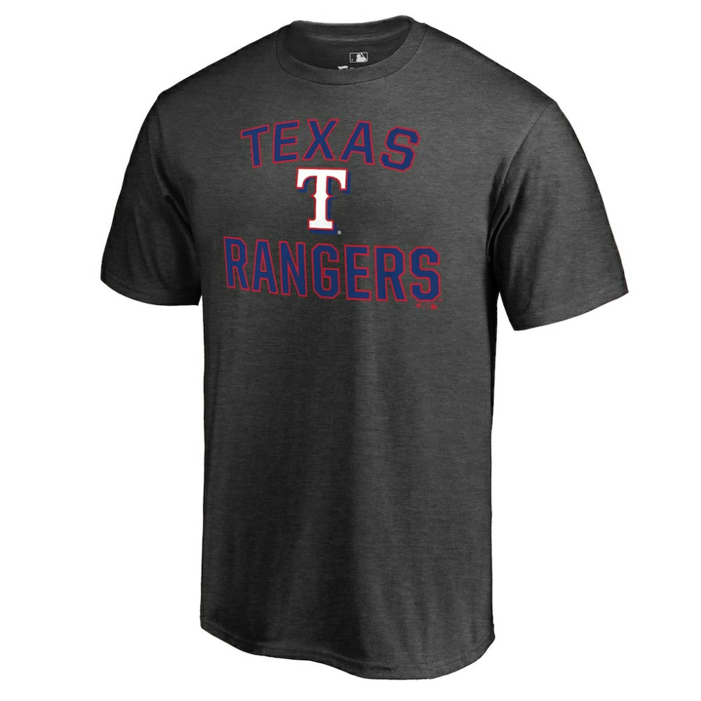 Texas Rangers Core Basics Victory Arch T-Shirt - Heathered Gray - MLB Online