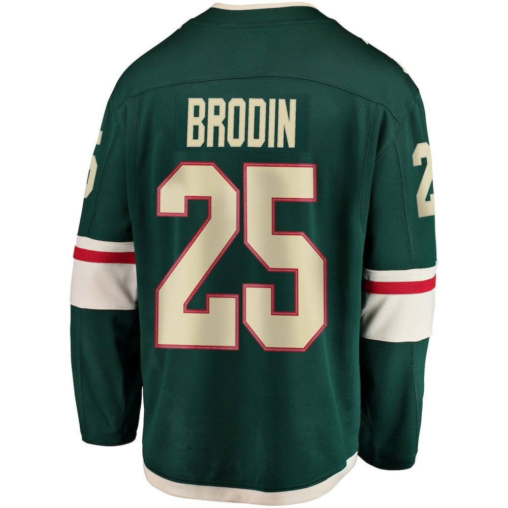 Jonas Brodin Minnesota Wild Fanatics Breakaway Jersey - Green - NHL 3073554