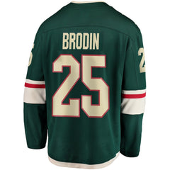 Jonas Brodin Minnesota Wild Fanatics Breakaway Jersey - Green - NHL 3073554