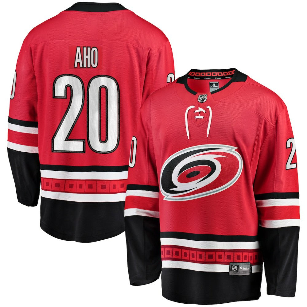 Sebastian Aho Carolina Hurricanes Fanatics Alternate Breakaway Player Jersey - Red - NHL 3073928