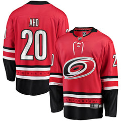 Sebastian Aho Carolina Hurricanes Fanatics Alternate Breakaway Player Jersey - Red - NHL 3073928