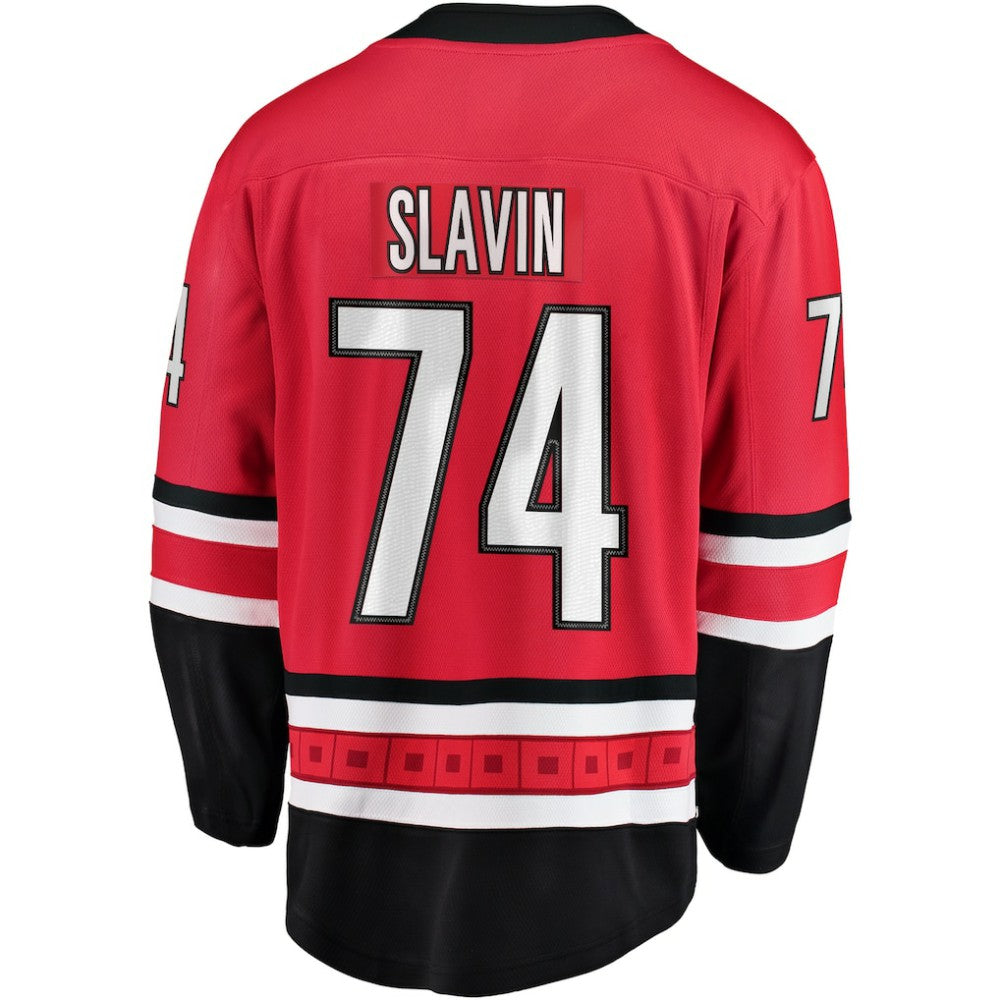 Jaccob Slavin Carolina Hurricanes Fanatics Alternate Breakaway Player Jersey - Red - NHL 3073937