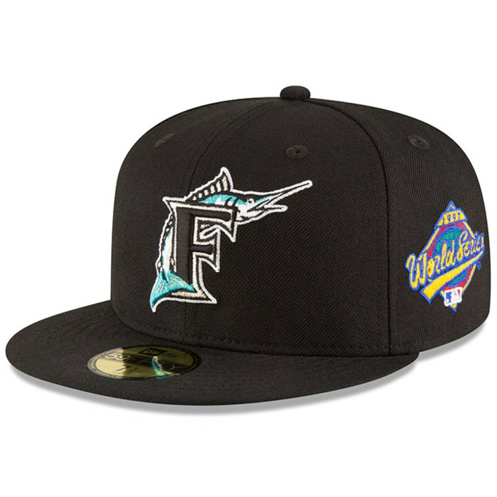 Florida Marlins New Era 1997 World Series Wool 59FIFTY Fitted Hat - Black - New Era Lifestyle