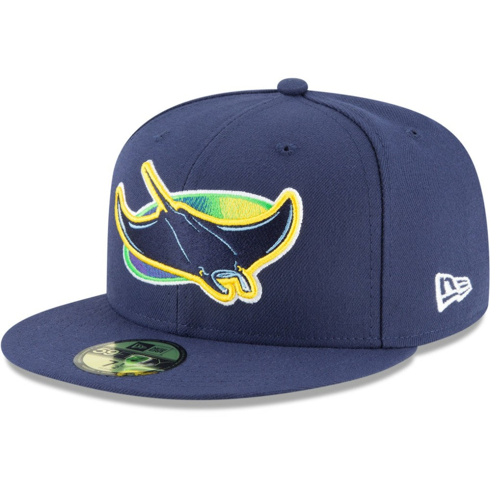 Tampa Bay Rays New Era Alternate Authentic Collection On-Field 59FIFTY Fitted Hat - Navy - New Era Online