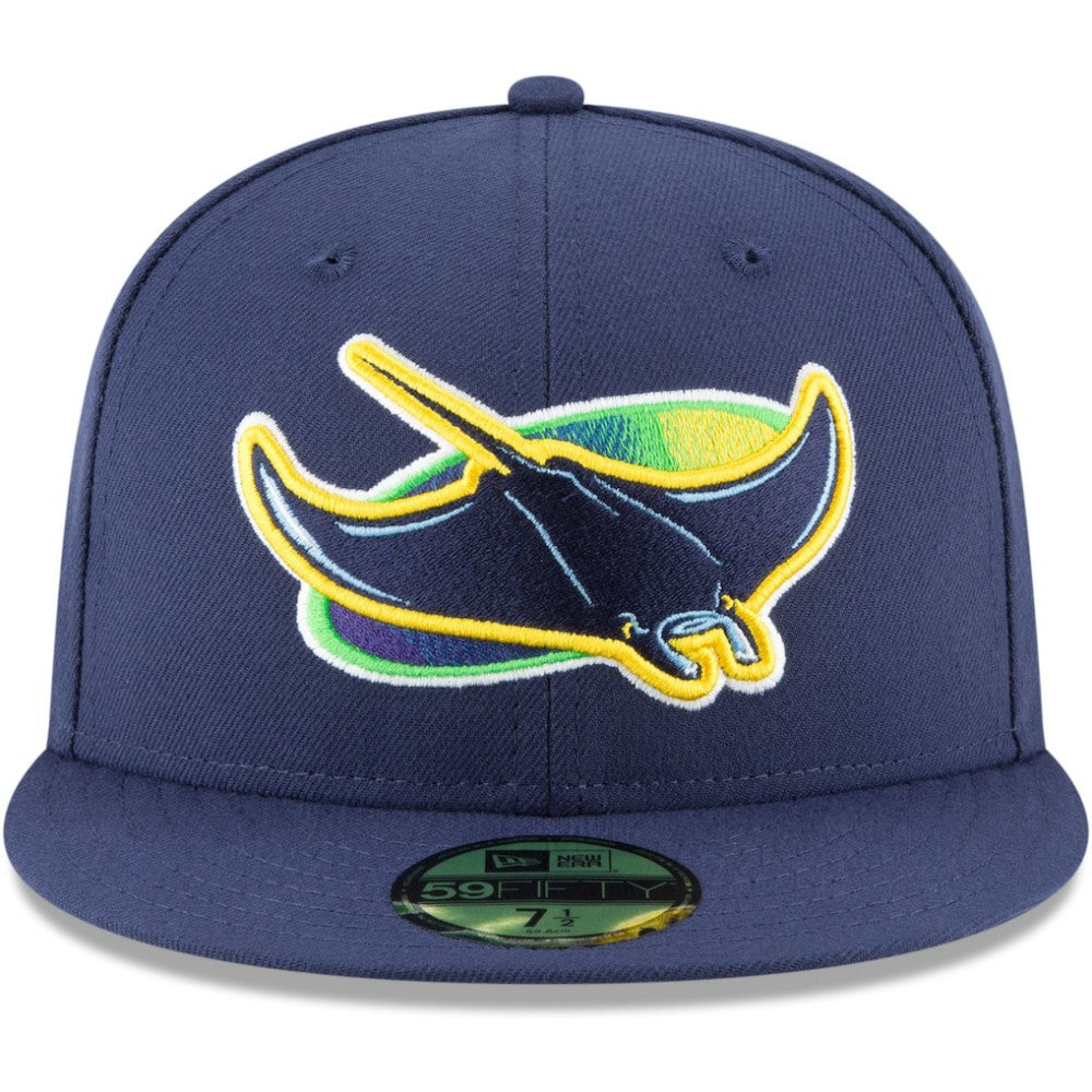 Tampa Bay Rays New Era Alternate Authentic Collection On-Field 59FIFTY Fitted Hat - Navy - New Era Online