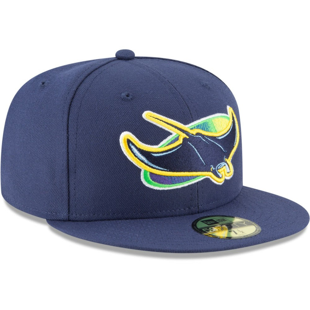 Tampa Bay Rays New Era Alternate Authentic Collection On-Field 59FIFTY Fitted Hat - Navy - New Era Online