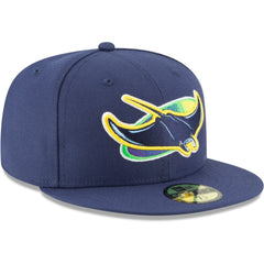 Tampa Bay Rays New Era Alternate Authentic Collection On-Field 59FIFTY Fitted Hat - Navy - New Era Online