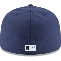 Tampa Bay Rays New Era Alternate Authentic Collection On-Field 59FIFTY Fitted Hat - Navy - New Era Online