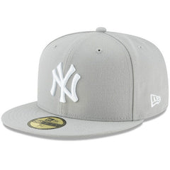 New York Yankees New Era Fashion Color Basic 59FIFTY Fitted Hat - Gray - New Era Sale