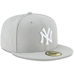 New York Yankees New Era Fashion Color Basic 59FIFTY Fitted Hat - Gray - New Era Sale