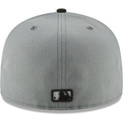 Atlanta Braves New Era Two-Tone 59FIFTY Fitted Hat - Gray/Black - New Era on Sale