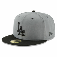Los Angeles Dodgers New Era Two-Tone 59FIFTY Fitted Hat - Gray/Black - New Era on Sale