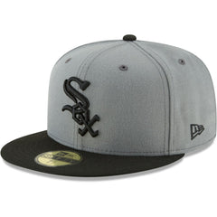 Chicago White Sox New Era Two-Tone 59FIFTY Fitted Hat - Gray/Black - New Era Discount