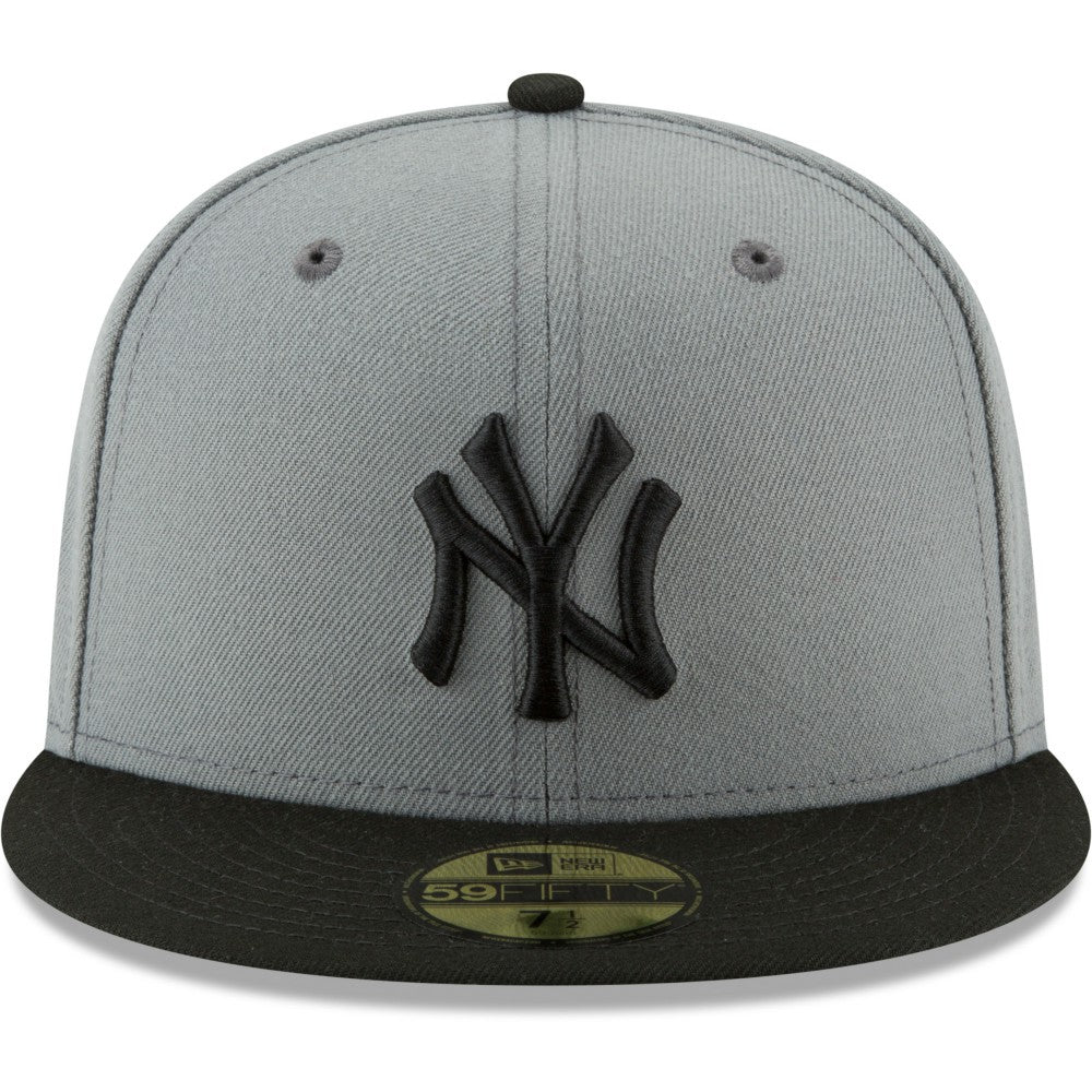 New York Yankees New Era Two-Tone 59FIFTY Fitted Hat - Gray/Black - New Era Sale