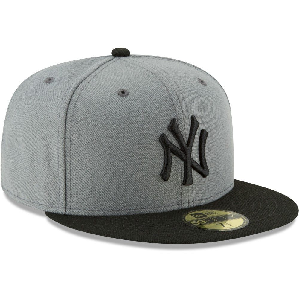 New York Yankees New Era Two-Tone 59FIFTY Fitted Hat - Gray/Black - New Era Sale